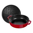 thumbnail image 4 of STAUB Braisières 3,7 L Fonte Ronde Sauté Pan Chistera, Cerise, 4 of 6