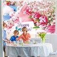 thumbnail image 1 of Dvkptbk Easter Banner Holiday Decorations Eggs Bunny Banner Cloth Holiday Party Photo Background Easter Decorations, 1 of 4