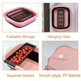thumbnail image 2 of Bassin à Vaisselle Pliable avec Bouchon d'Égouttement, Gain de Place, Bac à Goulée Pliable, Plateau de Rangement de Cuisine Portable pour Camping en Plein Air et Utilisation en VR, 2 of 5