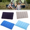 thumbnail image 3 of Office Flocking Inflatable Travel Camping Pillow, 3 of 8