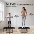 thumbnail image 4 of Soozier Trampoline de Rebond 40 Pouces pour Adulte avec Poignée Ajustable, Noir, 4 of 10