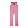 thumbnail image 5 of AherBiu Womens Joggers Sweatpants Drawstring Elastic Waisted Straight Leg Lounge Sports Pants, 5 of 5