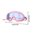 thumbnail image 3 of Kids Swimming Goggles - Large Frame HD Waterproof Eyewear - Adjustable Soft Silicone Seal & Eye Protection for Children, 3 of 8