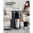 thumbnail image 2 of SHARDOR 3 in 1 Single Serve Coffee Maker for K Cup & Ground Coffee & Teas, Pod Coffee machine, 6&ndash;14oz Brew Sizes, 40oz Detachable Water Reservo, 2 of 6