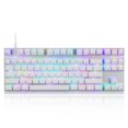 thumbnail image 1 of MOTOSPEED MOTOSPEED CK82 Clavier Mécanique Rétroéclairé RVB - 87 Touches, Filaire USB, Commutateur OUTMU Rouge/bleu, Options Blanc/noir/rose, Touches Multimédias, Autonomie de Frappe de 50 m, 1 of 6