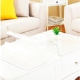 thumbnail image 1 of Tapis de Chaise Transparent pour Planchers Durs - Protège-Plancher en PVC Robuste pour Bureau et Maison, Tapis Rectangulaire pour Bureau, Résistant aux Rayures sous les Roues, 1 of 8