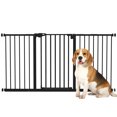 thumbnail image 1 of PawHut 30 Inch High Pet Gate, Dog Gate for Stairs, 29"-58" Width, 1 of 10