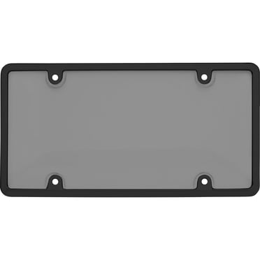 Cruiser Accessories Tuf Combo, Blk/Smk License Plate Shield