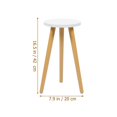 thumbnail image 2 of LNGOOR Outdoor Plant Stands Planter Solid Wood Floor Flower Display Rack, 2 of 8