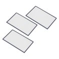 thumbnail image 1 of 3Pcs Top Screen Frame Lens Cover , Resin Smoother Touch Wear Proof Replacement Screen Lens Frame Cover for New 3DS XL, 1 of 7