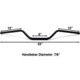 thumbnail image 5 of Krator Guidon de Moto 7/8 Pouces Barres Noires Style Euro Compatible avec Honda RC51 RVT 1000 RC 51, 5 of 5