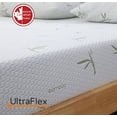 thumbnail image 3 of UltraFlex EasySleep - SET OF TWO Canadian-Made Medium Firm Gel Infused Reversible/Flippable Comfort With Pressure Relief, Cooling Technology, Bamboo Cover, CertiPUR-US® Certified Foam (Made in Canada), 3 of 12
