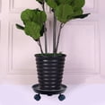 thumbnail image 4 of Plateau de Pot de Plante avec Roues, Soucoupe Mobile en Plastique Robuste pour Pot de Fleurs, pour la Collecte d'Eau Intérieure et Extérieure et la Protection du Plancher, 4 of 6