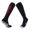 thumbnail image 1 of Mens Socks Adult Male Compression Stockings for Men plus Size Soft Elastic Knee Length Football Socks Men Thick Stockings Adult Non Clothes(Grey,One Size), 1 of 3