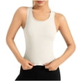 thumbnail image 1 of Plebaso Womens Short Sleeve Workout Yoga Tank Tops Racerback Sleeveless Stretch Shirts Activewear for Women, 1 of 5