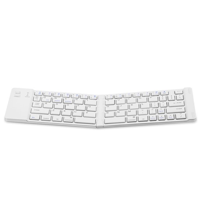 Folding Keyboard, Comfortable Magnetic Rechargeable Keyboard, for Laptop Android IOS Windows Office Home