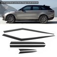 thumbnail image 4 of Sun Rain Visor Weather Shield 6pcs Black Window Visor Vent Sun Rain Shade Deflector Fits For Land Rover Range Velar 2018-ON, 4 of 8