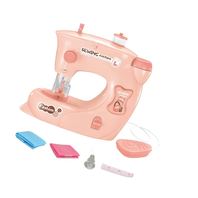 Portable Children Sewing Machine Educational Interesting sewing machine for Household pink