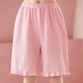thumbnail image 2 of Timegard Baby Girl Clothes Cute Ruffle Loose Comfy Pjs Shorts Summer Casual Solid Color Cotton Shorts, 2 of 5