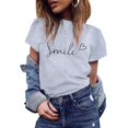 thumbnail image 3 of Mode de Printemps Femmes Décontracté sous Sarrau Femmes Chandails à Manches Longues Imprimé Floral T-Shirts à Manches Courtes Superposition pour Femmes T-Shirt à Manches Longues Blouse Haut, 3 of 6