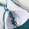 thumbnail image 4 of Women‘s Slimming One Piece V-Neck Front Cross Swimsuit Tummy Control Tankini Bathing Suits  Size S-2XL, 4 of 8
