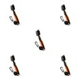 thumbnail image 1 of Redempat Stainless Steel Golf Club Brush Portable Solid Color Shoe Brushes Orange Lidless 5Set, 1 of 6