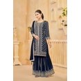 thumbnail image 2 of Custom Made Glamorous Embroidery Work Sharara Suit Eid Special/Indian Wedding & Festive Wear, 2 of 4