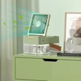 thumbnail image 1 of Feltree Humidifying Double Spray Desktop Fan with USB Charging and Remote Control, Portable Folding Air Cooler for Home Office Outdoor Use, 1200Ah Battery, Night Light and Adjustable Misting, 1 of 7