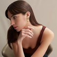 thumbnail image 3 of Gold Heart Dangle Earrings For Women Ribbon Bow Dangle Earringsfanceye, 3 of 4