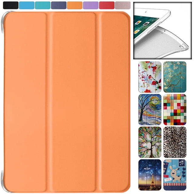 iPad Pro 9.7 Pouces 2016 Étui de Protection A1673 MLMP2LL/A MM172LL/A MLMN2LL/A MLMQ2LL/A A1674 A1675 MLMW2LL/A MLMX2LL/A MM192LL/A MLMV2LL/A MLN02LL/A MLMY2LL/A MLN12LL/A MLPW2LL/A MLPY2LL/A - Orange