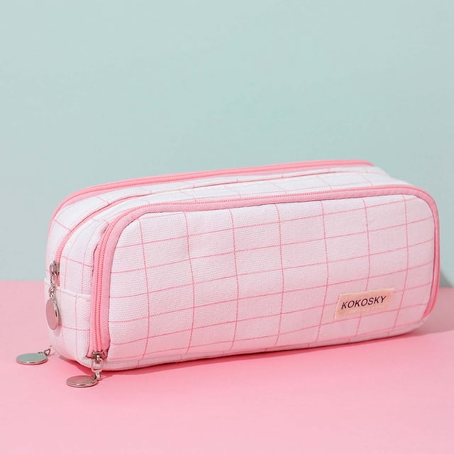 Boovnll Pencil Pouch, Japanese and Korean Style Multi-Layer Cloth Pencil Case Student Stationery Storage Box Pencil Case Crossborder Pen Container, Pencil Case, Pencil Bag, Pencil Case Pouch