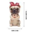 thumbnail image 3 of HLONK Cute Eyeglass Holder Display Stand Fun Puppy Dog Glasses Holder Stand Eyeglass Retainers Sunglasses Display Rack Design Decoration, 3 of 3