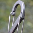 thumbnail image 3 of LJNYFDC Camping Gear Accessory 2Pcs Colored Carabiner Zipper Lock Clips Strong Load bearing Portable Camping Keyring S shaped Carabiners, 3 of 7