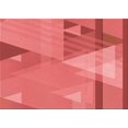 thumbnail image 1 of Ahgly Company Tapis d'Intérieur Rectangulaires Transitionnels Rouges Lavables à la Machine, 2 Pieds x 3 Pieds, 1 of 7