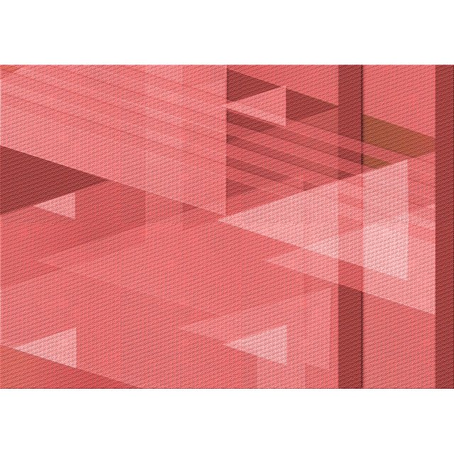 Ahgly Company Tapis d'Intérieur Rectangulaires Transitionnels Rouges Lavables à la Machine, 2 Pieds x 3 Pieds