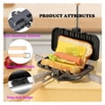 thumbnail image 4 of Non Stick Double Sided Sandwich Frying Pan Mold Household Breakfast Omelet Making Multipurpose Baking Supplies, 4 of 6