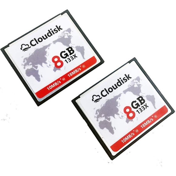 Compact Flash Memory Card CF Card High Speed Reader Camera Card for DSLR (8GB2PK)