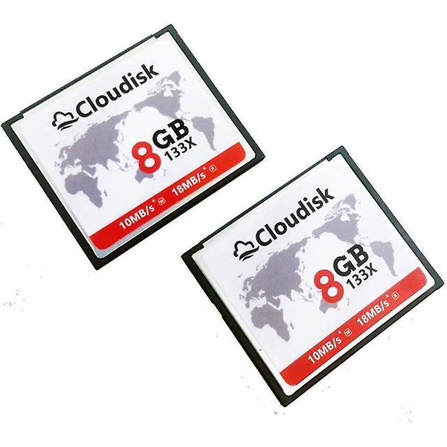 Compact Flash Memory Card CF Card High Speed Reader Camera Card for DSLR (8GB2PK)