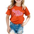 thumbnail image 1 of TZEWGL Tees For Child Round Neck Loose Short Sleeve Graphic Print Blouse For Newborns size 3-4T, 1 of 3