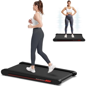 Sperax 4 en 1 Patinoire de Vibration de marche tapis, tapis de tapis de course pour la maison avec télécommande et APP | Elégant noir