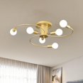 thumbnail image 2 of Luxury Ceiling Light Chandelier Lighting Fixture Near Ceiling Light Dining Room Gold, 2 of 7