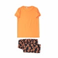 thumbnail image 3 of TIMIFIS Pyjamas d'Halloween Assortis pour la Famille Ensembles Assortis 2 Pcs Pyjamas d'Halloween Pyjama à Manches Longues Combinaison de Nuit Toile d'Araignée Fantômes Citrouille Squelette Haut et Pantalon Tenue Vêtements de Maison Ensemble de Pyjamas des Fêtes -, 3 of 5