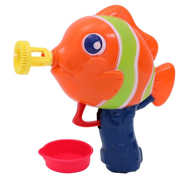 Bubble Blower Cartoon Shape Bubble Maker Bubble Toy with Bubble Tray