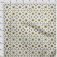 thumbnail image 4 of oneOone Polyester Spandex Dark Olive Green Fabric Asian Block Floral Sewing Craft Projects Fabric Prints By Yard 56 Inch Wide, 4 of 4