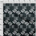 thumbnail image 2 of oneOone Polyester Lycra Fabric Geometric Kasuri Decor Fabric Printed BTY 56 Inch Wide, 2 of 4