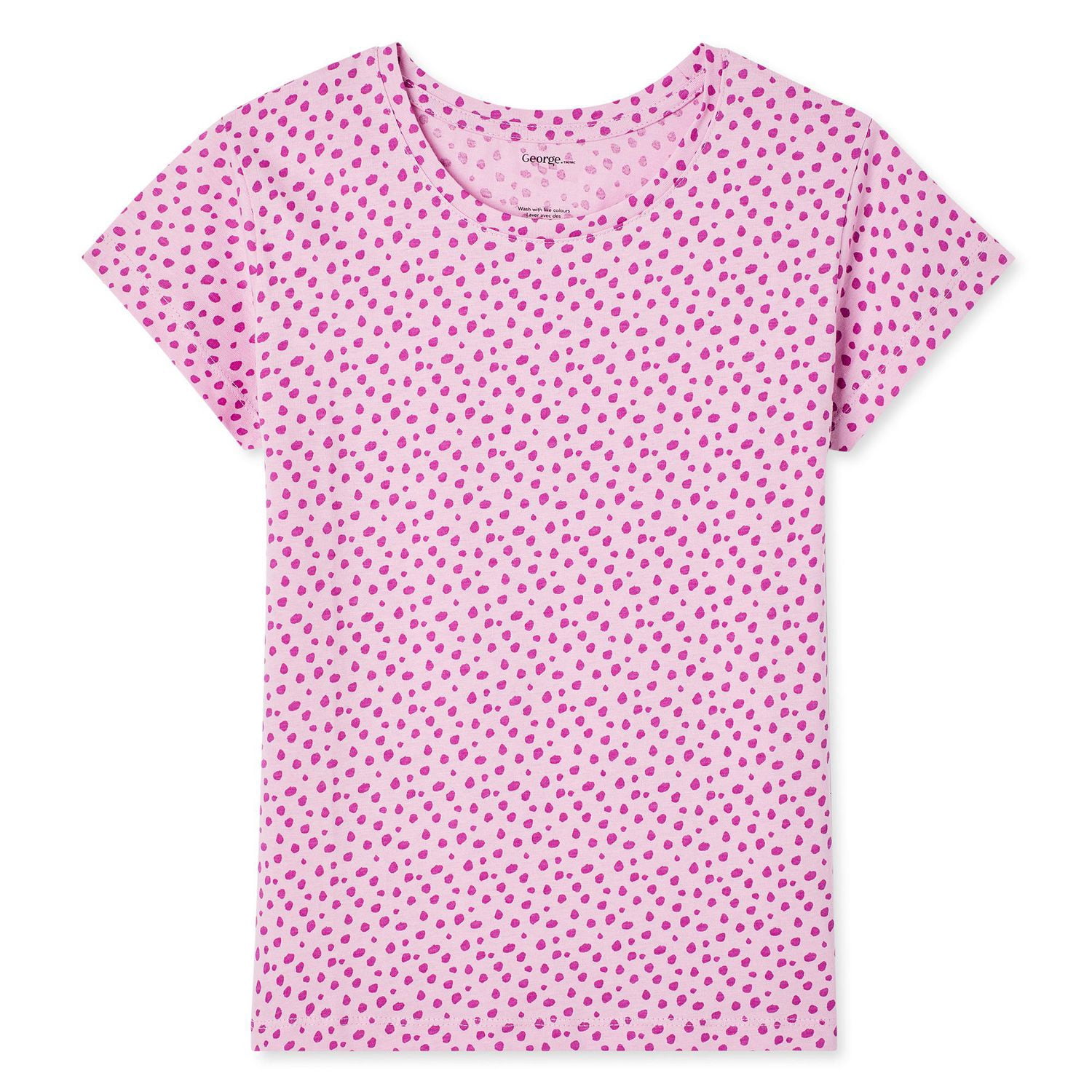 George Girls' Printed Short Sleeve Tee