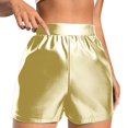 thumbnail image 1 of Clearance Sale 2025 Intimates Ladies Leather Shorts Multi Colored High Waisted Stretch Casual Shorts, 1 of 5