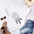 thumbnail image 3 of Pompotops Women's Summer Vintage Printed Pattern Casual Short Sleeve Tops Blouse, 3 of 5
