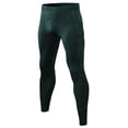 thumbnail image 3 of RKSTN Compression Pants Men Solid Color High Waist Athletic Yoga Base Layer Leggings with Pockets for Sports Running Basketball, 3 of 8