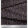 thumbnail image 2 of Soimoi Poly Georgette Fabric Floral & Paisley Decor Fabric Printed Yard 52 Inch Wide, 2 of 5